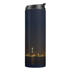 Bouteilles Isothermes Seattle Skyline la nuit