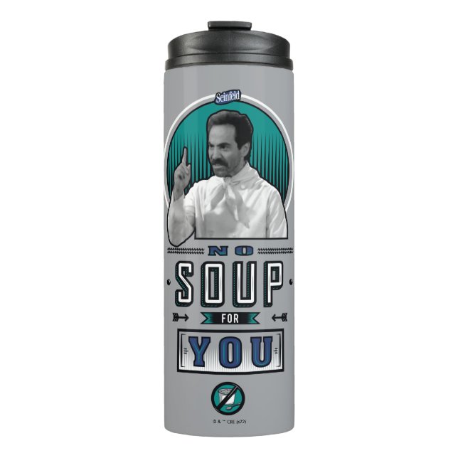 Bouteilles Isothermes Seinfeld | Pas De Soupe Pour Vous Graphique (Devant)