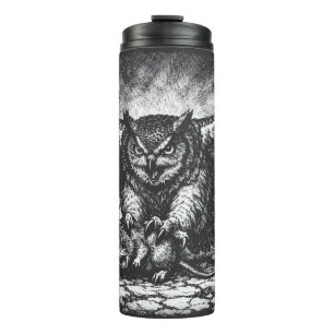 Bouteilles Isothermes Sentinelle Hibou ailé par BurnsInHell