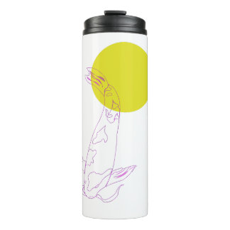 Bouteilles Isothermes Serene Swirls : Un voyage minimaliste à Koi