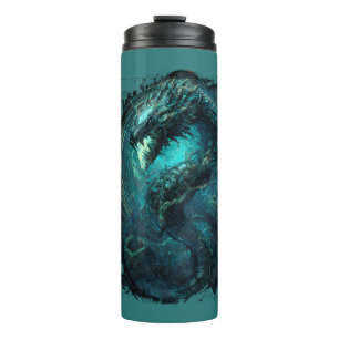 Bouteilles Isothermes Serpent Cyberpunk Art sombre Bobine Spectrale