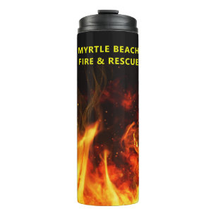 Bouteilles Isothermes Service d'incendie des Flames
