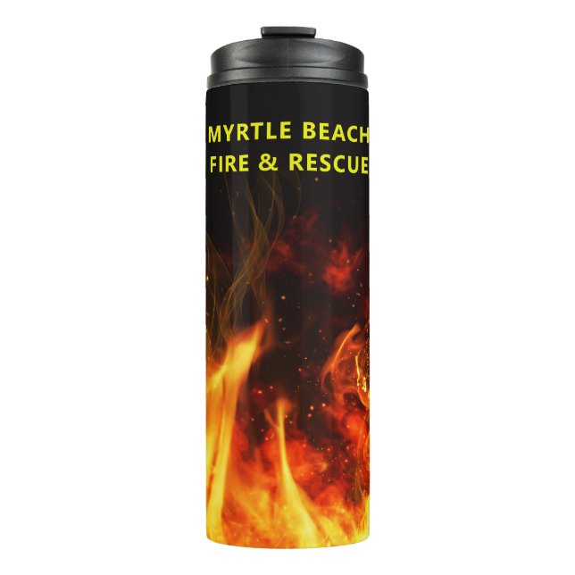 Bouteilles Isothermes Service d'incendie des Flames (Devant)