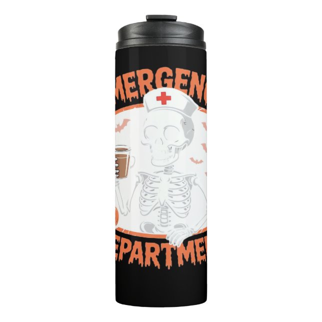 Bouteilles Isothermes Service d'urgence Funny Halloween Nurse Essenti (Devant)