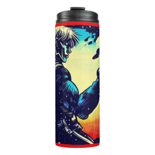 Bouteilles Isothermes SF - Héros Anime Woodcut 2