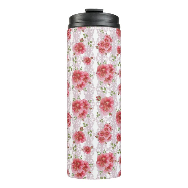 Bouteilles Isothermes Shabby Chic Rose Tumbler (Devant)
