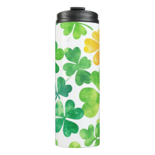 BOUTEILLES ISOTHERMES SHAMROCKS CELTIQUES IRLANDAIS COLORÉS