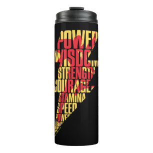 Bouteilles Isothermes SHAZAM !   Shazam Capacités Éclair Graphique