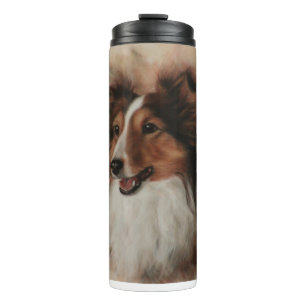 Bouteilles Isothermes Shetland Sheepdog Sheltie sourire