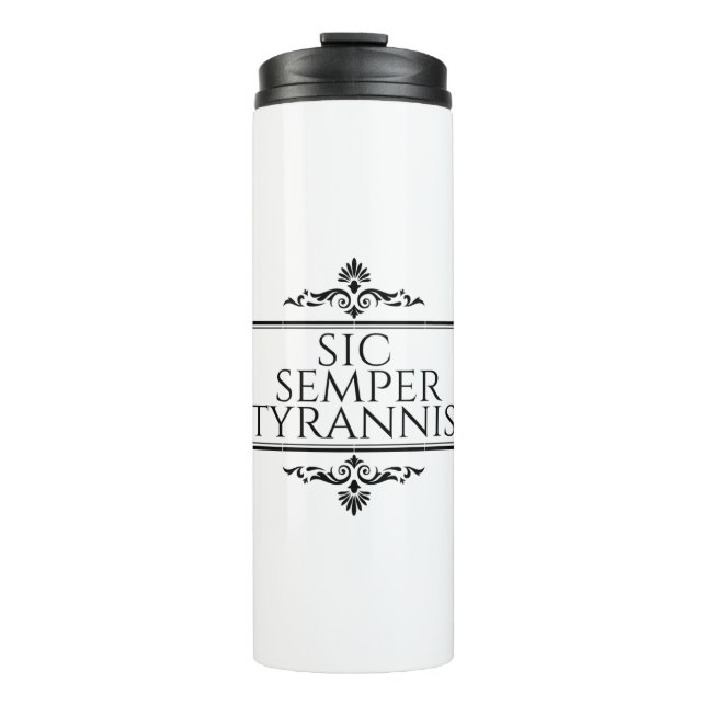 Bouteilles Isothermes Sic Semper Tyrannis (Devant)