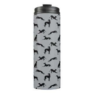 Bouteilles Isothermes Silhouettes gris noir sur gris