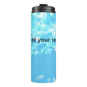 Bouteilles Isothermes Simple ciel bleu brillant étoiles ajouter votre te