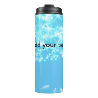 Bouteilles Isothermes Simple ciel bleu brillant étoiles ajouter votre te