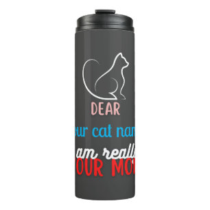 Bouteilles Isothermes Simple Cute Chat Maman Mère cadeau de jour
