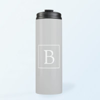 Simple Light Grey monogram