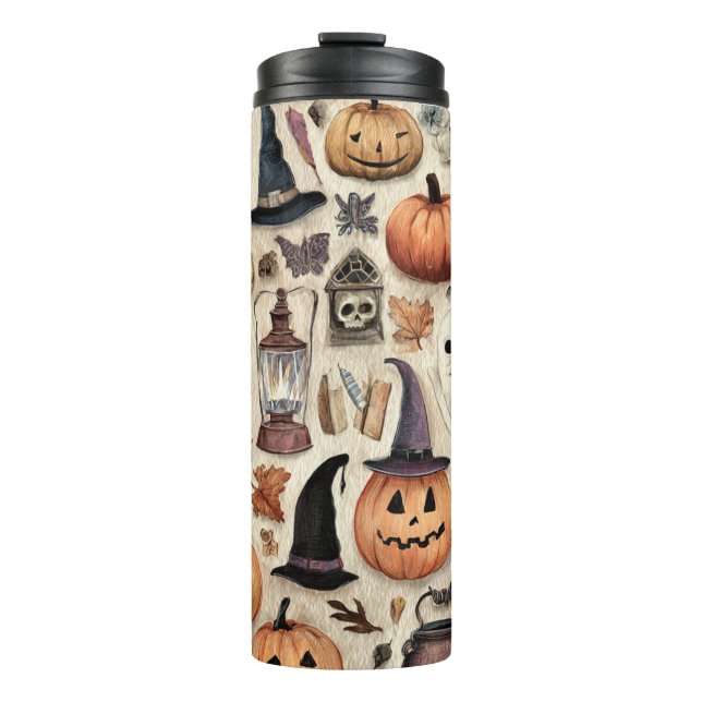 Bouteilles Isothermes Sips de saison éffrayante - Halloween Tumbler Ther (Devant)
