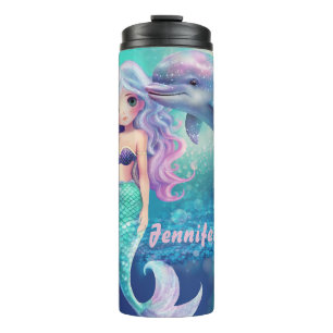 Bouteilles Isothermes Sirène et dauphin sous-marins
