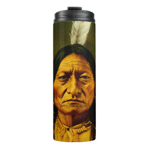 Bouteilles Isothermes Sitting Bull Chef des Premières nations amérindien