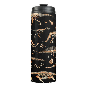 Bouteilles Isothermes Skeletons de dinosaures et fossiles motif