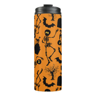 Bouteilles Isothermes Skeletons d'Halloween Macabre Dance