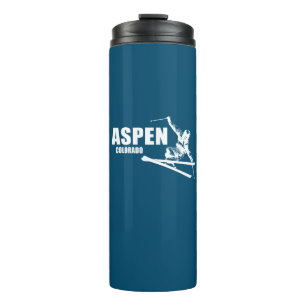 Bouteilles Isothermes Skier d'Aspen Colorado