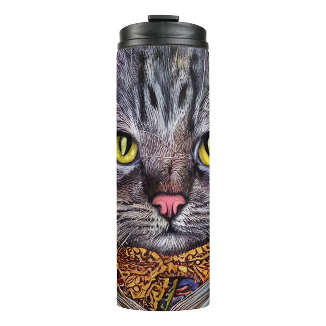 Bouteilles Isothermes Smart Cat Lire un livre (Devant)