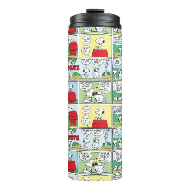 Bouteilles Isothermes Snoopy et ses frères Andy & Olaf (Devant)