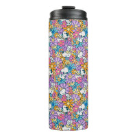 Snoopy & Motif de fleurs de bois
