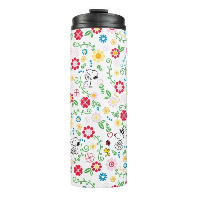 Bouteilles Isothermes Snoopy So Sweet Flower Motif (Devant)