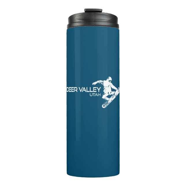 Bouteilles Isothermes Snowboardeur de Deer Valley Utah (Devant)