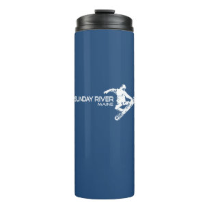 Bouteilles Isothermes Snowboardeur de Sunday River Maine