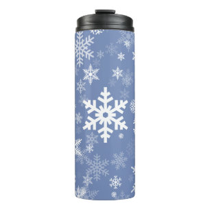 Bouteilles Isothermes Snowflakes Personnaliser graphique Arrière - plan 