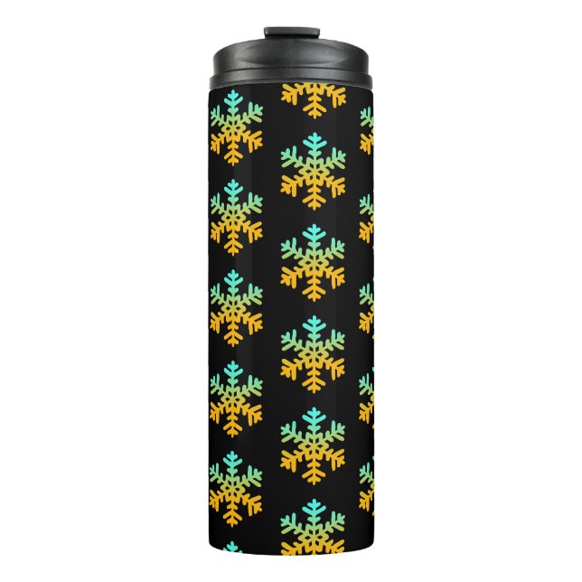 Bouteilles Isothermes Snowflakes Thermique Tumbler (Devant)