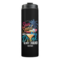 Soleil Sable et un Verre à la Main Croisière de Pl