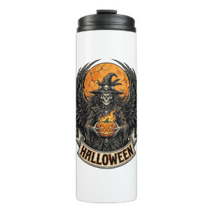 Bouteilles Isothermes Sorcière d'Halloween gothique vintage