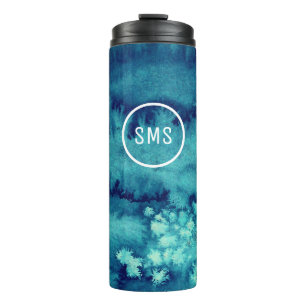 Bouteilles Isothermes Sous l'eau de mer isolée tumbler bleu
