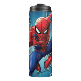 Bouteilles Isothermes Spider-Man | Leap de tir sur le Web