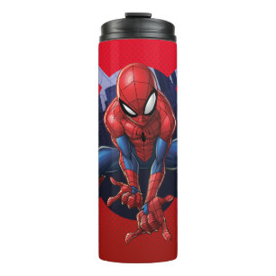 Bouteilles Isothermes Spider-Man Sortant De Spider Graphic
