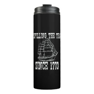 Bouteilles Isothermes Spilling The Tea Depuis 1773 Juillet Enseignant D'