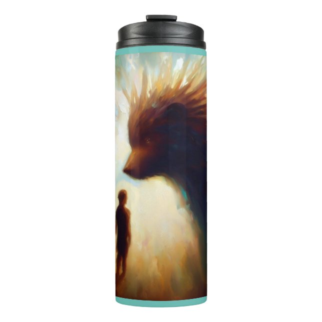 Bouteilles Isothermes Spirit Animal Porcupine 2 (Devant)