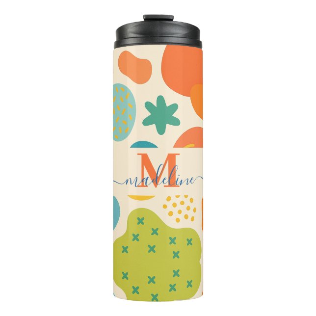 Bouteilles Isothermes Splash couleur personnalisée Abstrait Tumbler ther (Devant)