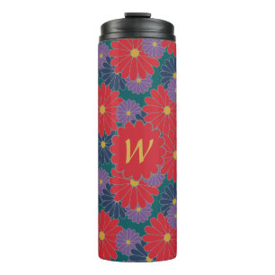 Bouteilles Isothermes Splashy Fall Floral Thermal Tumbler