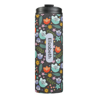 Bouteilles Isothermes Spring Colorful Flowers Thermal Tumbler