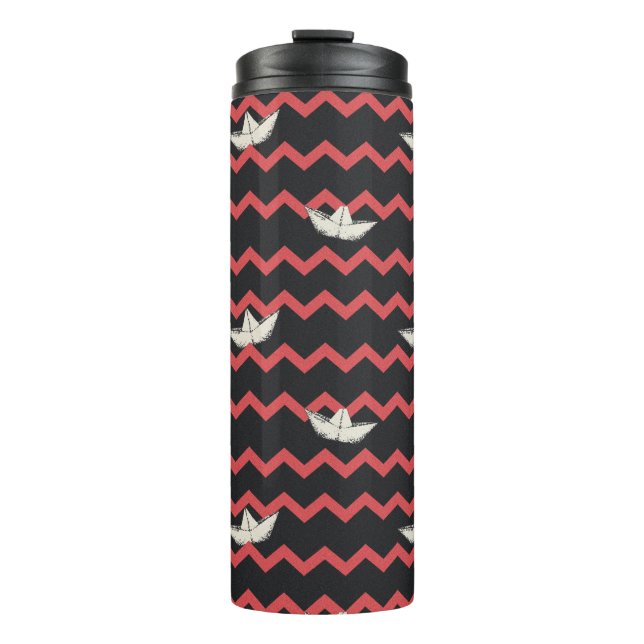 Bouteilles Isothermes SS Georgie Boat Chevron Motif (Devant)