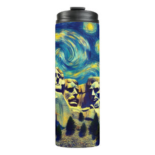 Bouteilles Isothermes Starry Night Mt. Rushmore Dakota du Sud