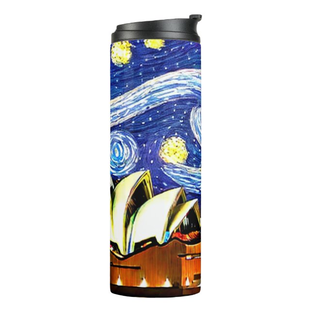 Bouteilles Isothermes Starry Night Sydney Australie Opéra (Tourné sur la gauche)