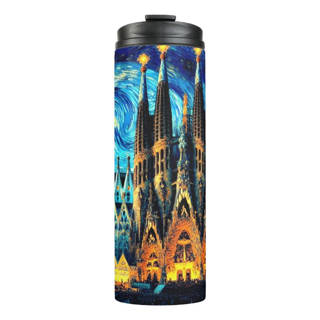 Bouteilles Isothermes Starry Sagrada Familia Barcelona (Devant)