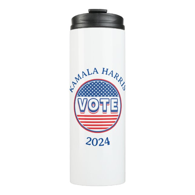 Bouteilles Isothermes Stars and Stripes Vote USA - Election (Devant)