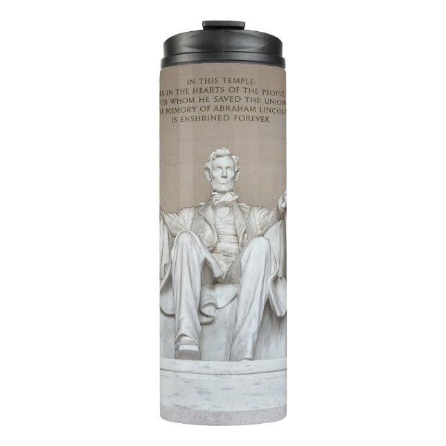 Bouteilles Isothermes Statue d'Abraham Lincoln (Devant)