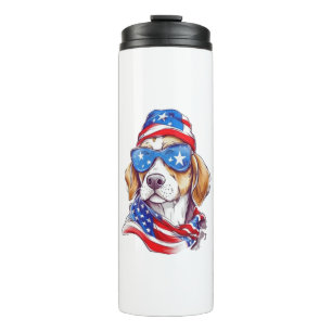 Bouteilles Isothermes Sublimation de chien du 4 juillet-66361
